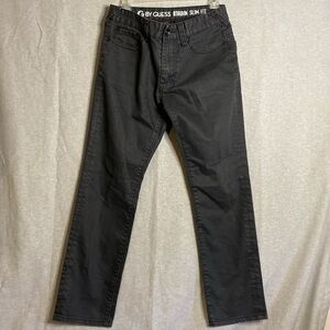 GUESS Men's Charcoal Slim Jeans